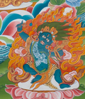 Hand-Painted Manjushree Thangka - T-S-BT-BB-AU-M-0108