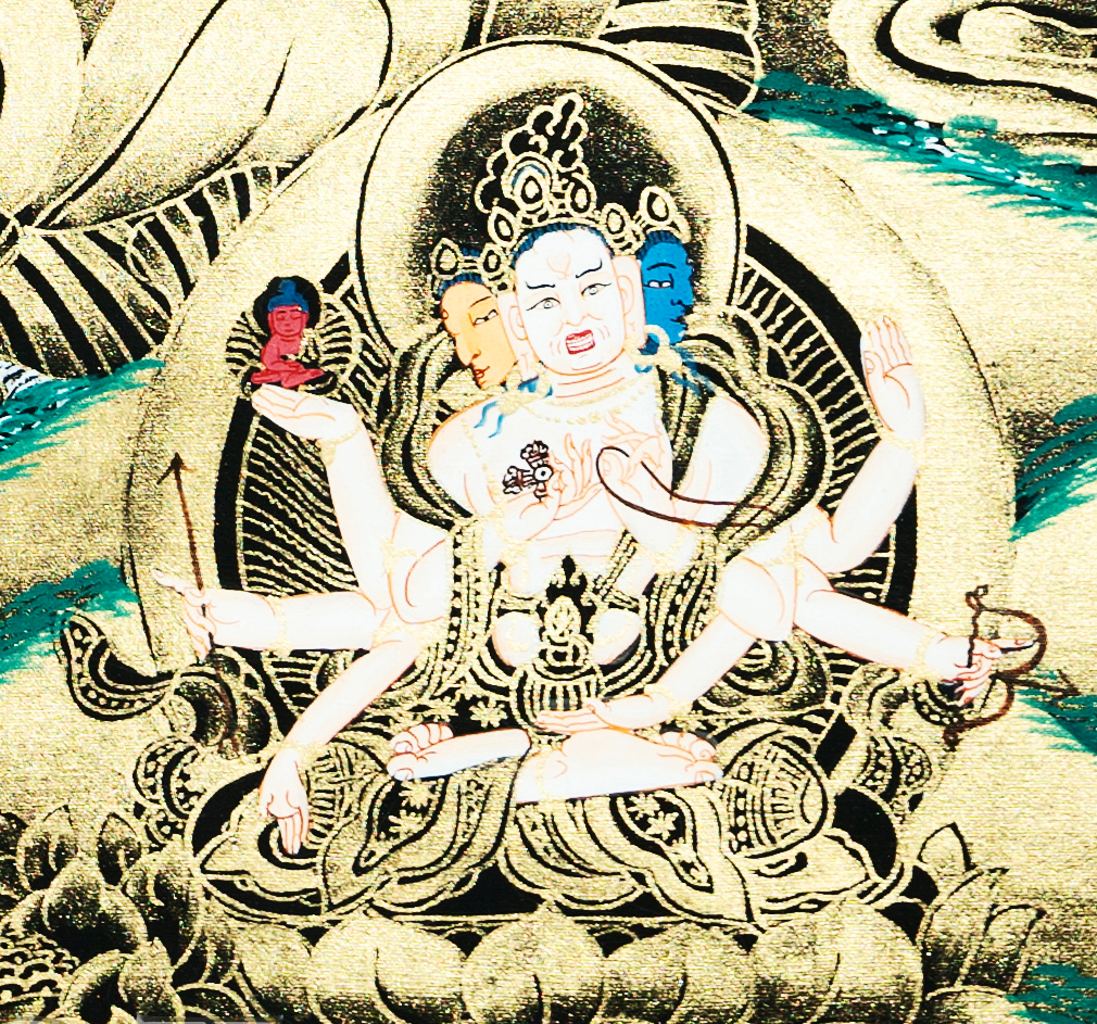 White Tara Thangka: Embodiment of Eternal Serenity - T-PS-SS-BB-WT-0005