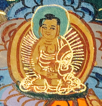 Hand-painted Buddhist Wheel of Life Thangka - T-B-HT-BB-WOL-0014