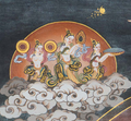 Manjushri Thangka: Embodiment of Transcendent Wisdom - T-S-BT-CB-AU-M-0125