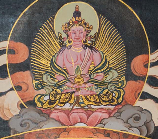 Manjushri Thangka: Embodiment of Transcendent Wisdom - T-S-BT-CB-AU-M-0125