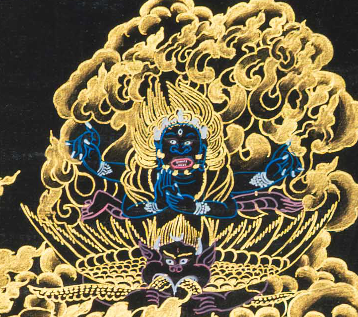 Palden Lhamo Thangka – The Divine Protectress on Horseback - T-S-BT-BB-PL-0135