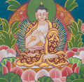 Hand-Painted Manjushree Thangka - T-S-BT-BB-AU-M-0108