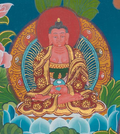 Hand-Painted Manjushree Thangka - T-S-BT-BB-AU-M-0108