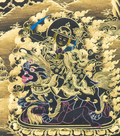 Vajrabhairava Thangka – The Terrifying Victor - T-S-BT-BB-CS-0134