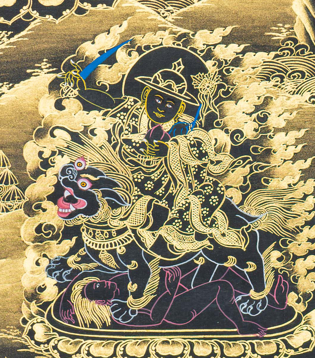 Vajrabhairava Thangka – The Terrifying Victor - T-S-BT-BB-CS-0134