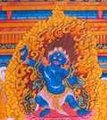 The Prosperous Lion Jambhala Thangka - T-S-BT-GB-AU-L-0142