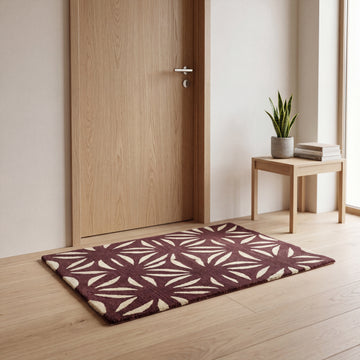 Meditation Mat / Door Mat | Handwoven Wool and Silk Carpet