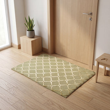 Meditation Mat / Door Mat | Handwoven Wool and Silk Carpet
