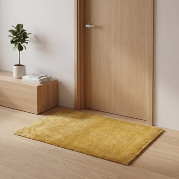 Meditation Mat / Door Mat | Handwoven Pure Wool and Silk Carpet