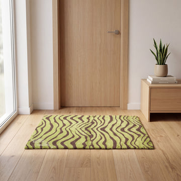 Meditation Mat / Door Mat | Handwoven Pure Wool and Silk Carpet