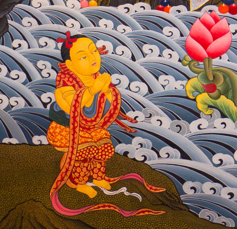 The Graceful Japanese Buddha Thangka - T-S-BT-BB-AU-JB-0143