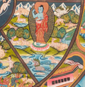 The Mystical Wheel of Life Thangka - T-S-BT-PB-AU-WOL-0154