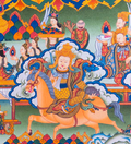 The Prosperous Lion Jambhala Thangka - T-S-BT-GB-AU-L-0142