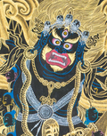 Vajrakilaya Thangka: Piercer of Obstacles and Ignorance - T-S-BT-BB-FM-0132