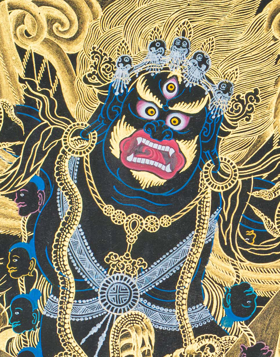 Vajrakilaya Thangka: Piercer of Obstacles and Ignorance - T-S-BT-BB-FM-0132