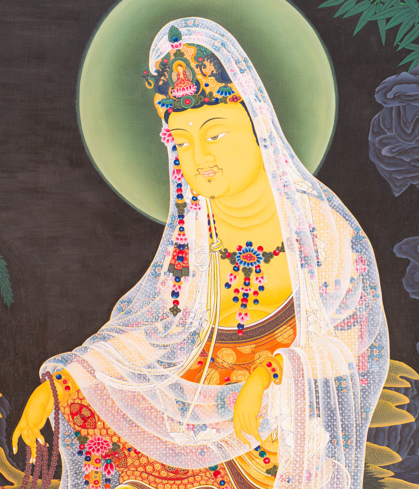 The Graceful Japanese Buddha Thangka - T-S-BT-BB-AU-JB-0143