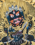 Mahakala Thangka: Guardian of the Sacred Path - T-S-BT-BB-M-0126