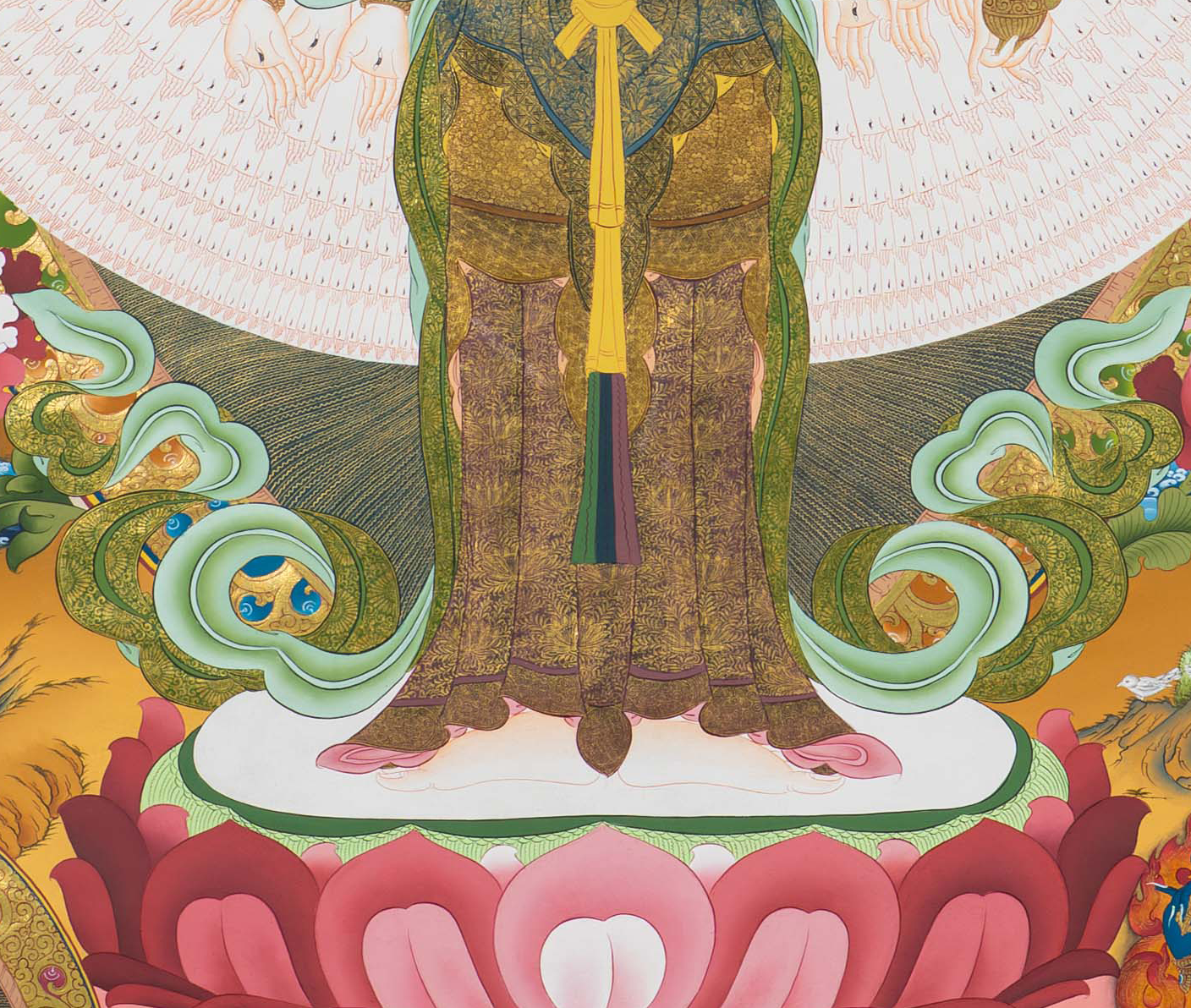 The Thousand-Armed Compassionate Avalokiteshvara Thangka - T-S-BT-GB-AU-A-0141