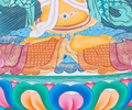 Handpainted Manjushree Thangka - T-S-BT-RB-AU-M-0080
