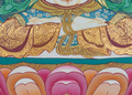 Hand-Painted Chenrezig Thangka - T-S-BT-PB-AU-C-0116