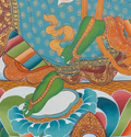 Hand-Painted Green Tara Thangka - T-S-BT-BB-AU-GT-0107