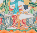 Handpainted Vajrasattva Thangka - T-S-BT-RB-AU-V-0079