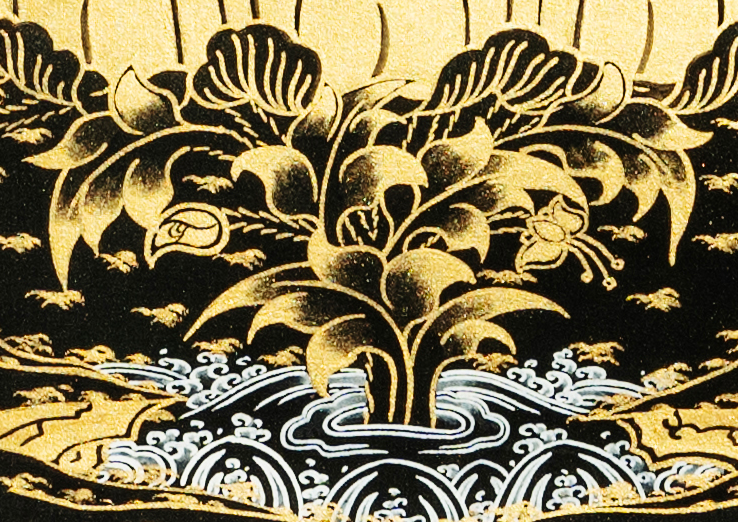 Enlightened Buddha Chenrezig Thangka Painting - T-B-HT-RB-C-0027