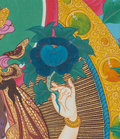 Hand-Painted Chengrezig Thangka - T-S-BT-BB-AU-C-0094