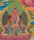 Hand-Painted Chenrezig Thangka - T-S-BT-BB-AU-C-0095