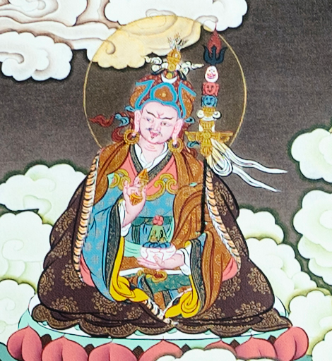 High level masterpiece "Green Tara Thangka" female Bodhisattva statue - T-B-HT-GB-AU-GT-0023