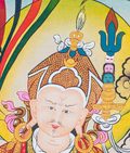 Hand-Painted Guru Padmasambhava Thangka - T-S-BT-BB-AU-GP-0069