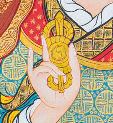 Hand-Painted Guru Padmasambhava Thangka - T-S-BT-BB-AU-GP-0069