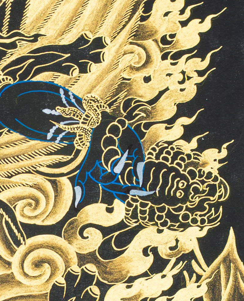 Vajrakilaya Thangka: Piercer of Obstacles and Ignorance - T-S-BT-BB-FM-0132