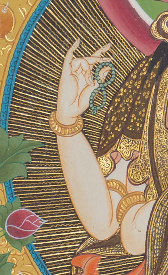 Hand-Painted Chenrezig Thangka - T-S-BT-BB-AU-C-0095