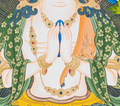 Handpainted Chengresi Thangka - T-S-BT-GB-AU-C-0078