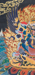 Vajrakilaya Thangka: Piercer of Ignorance and Obstacles - T-S-BT-RB-AU-V-0124