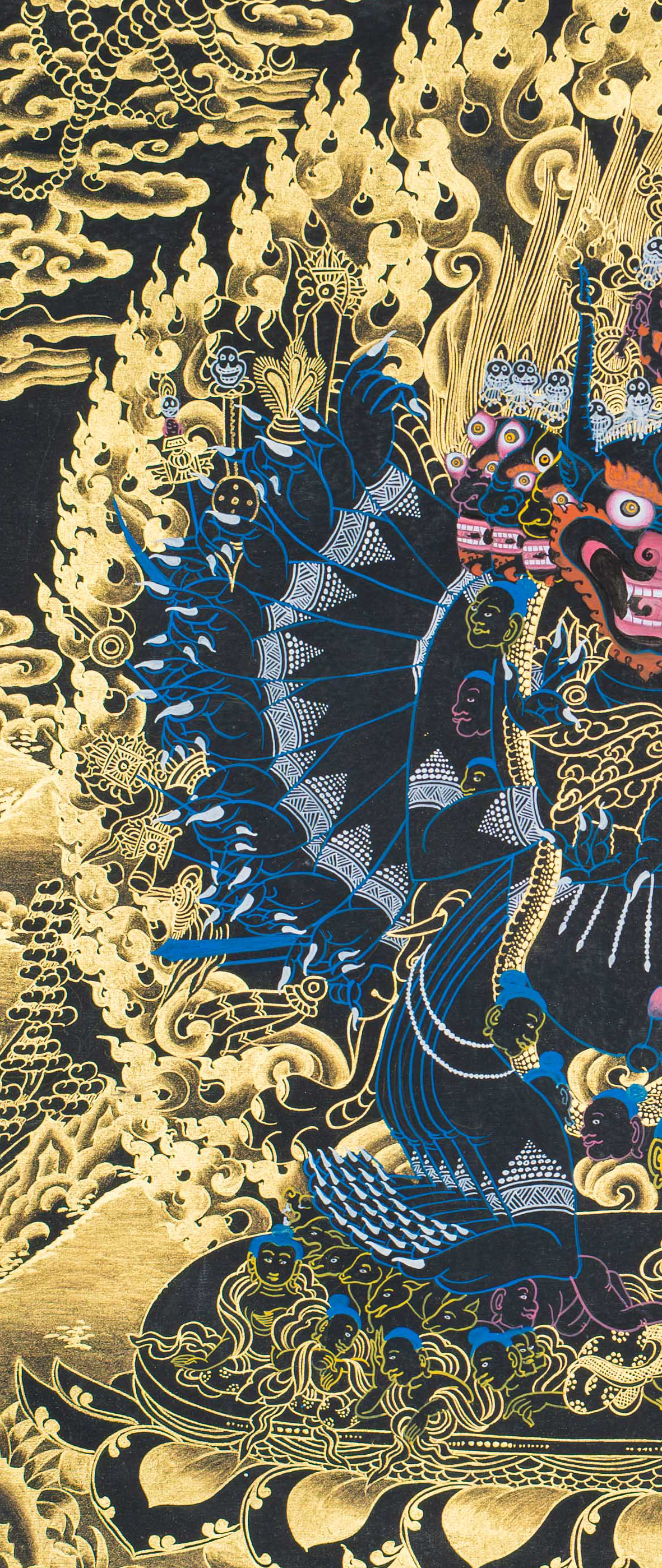 Yamantaka Thangka: Conqueror of Death and Delusion - T-S-BT-BB-Y-0129