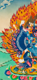 Yamantaka Yab-Yum Thangka: The Union of Wisdom and Method - T-S-BT-PB-AU-SB-0153