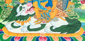 Handmade Jambala Thangka: Purifier of Sacred Vows - T-PS-SS-RB-LJ-0007