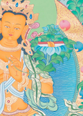 Hand-Painted Manjushree Thangka - T-S-BT-RB-AU-M-0087