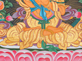 Hand-Painted Manjushree Thangka - T-S-BT-RB-AU-M-0085