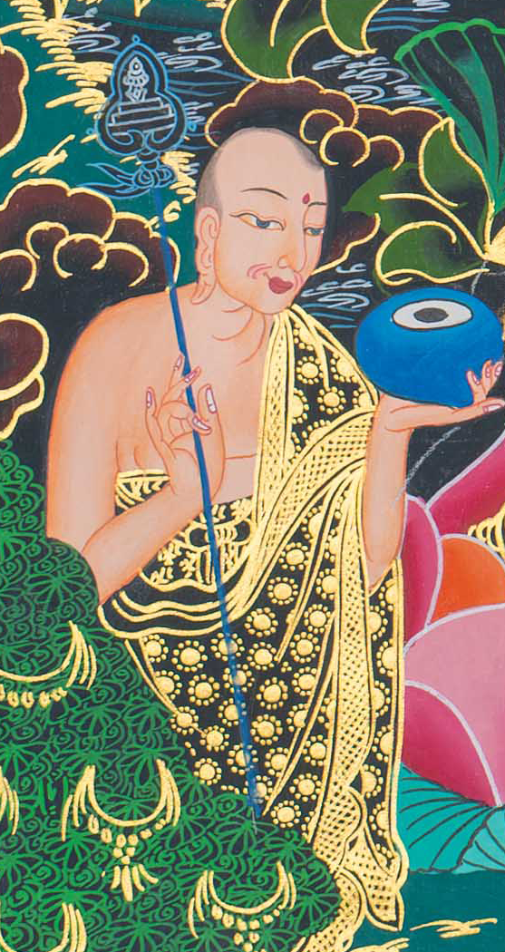 Hand-Painted Shakyamuni Buddha Thangka - T-S-BT-RB-MB-0103