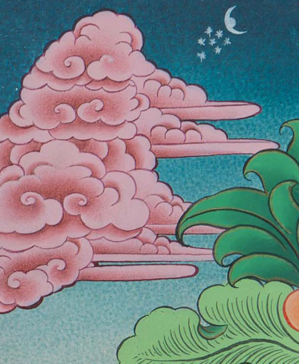 Hand-Painted Shakyamuni Buddha Thangka - T-S-BT-RB-AU-SB-0090