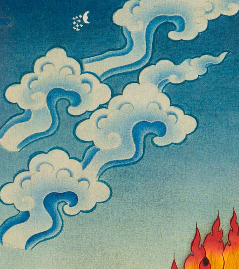 Yamantaka Yab-Yum Thangka: The Union of Wisdom and Method - T-S-BT-PB-AU-SB-0153