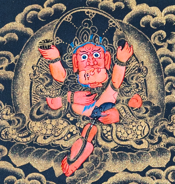 Treasures of Compassion: The Five Jambala Thangka - T-PS-SS-GB-J-0003