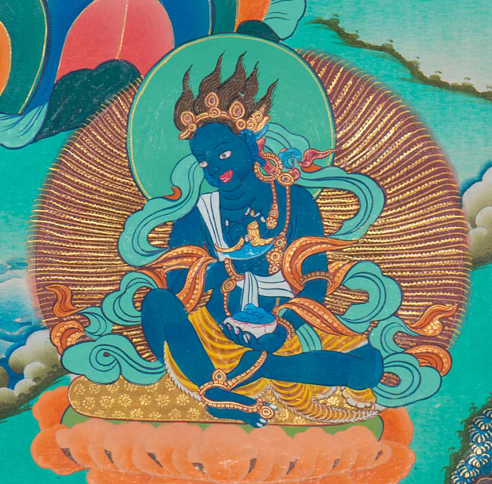 White Tara Thangka: The Divine Mother of Longevity - T-S-BT-RB-AU-WT-0118