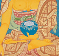 Hand-Painted Shakyamuni Buddha Thangka - T-S-BT-RB-AU-SB-0089