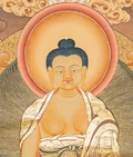 Hand-Painted Shakyamuni Buddha Thangka - T-S-BT-BB-AU-SB-0081