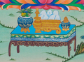 Authentic Buddha Shakyamuni Thangka: A Symbol of Enlightenment and Peace - T-S-BT-RB-AU-SB-0115
